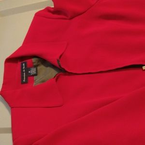 Women's Preston & York red blazer size 10